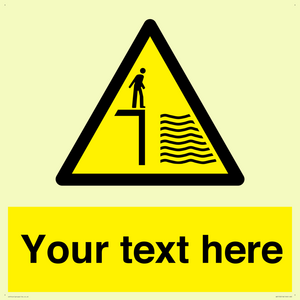 Custom Deep Water Sign